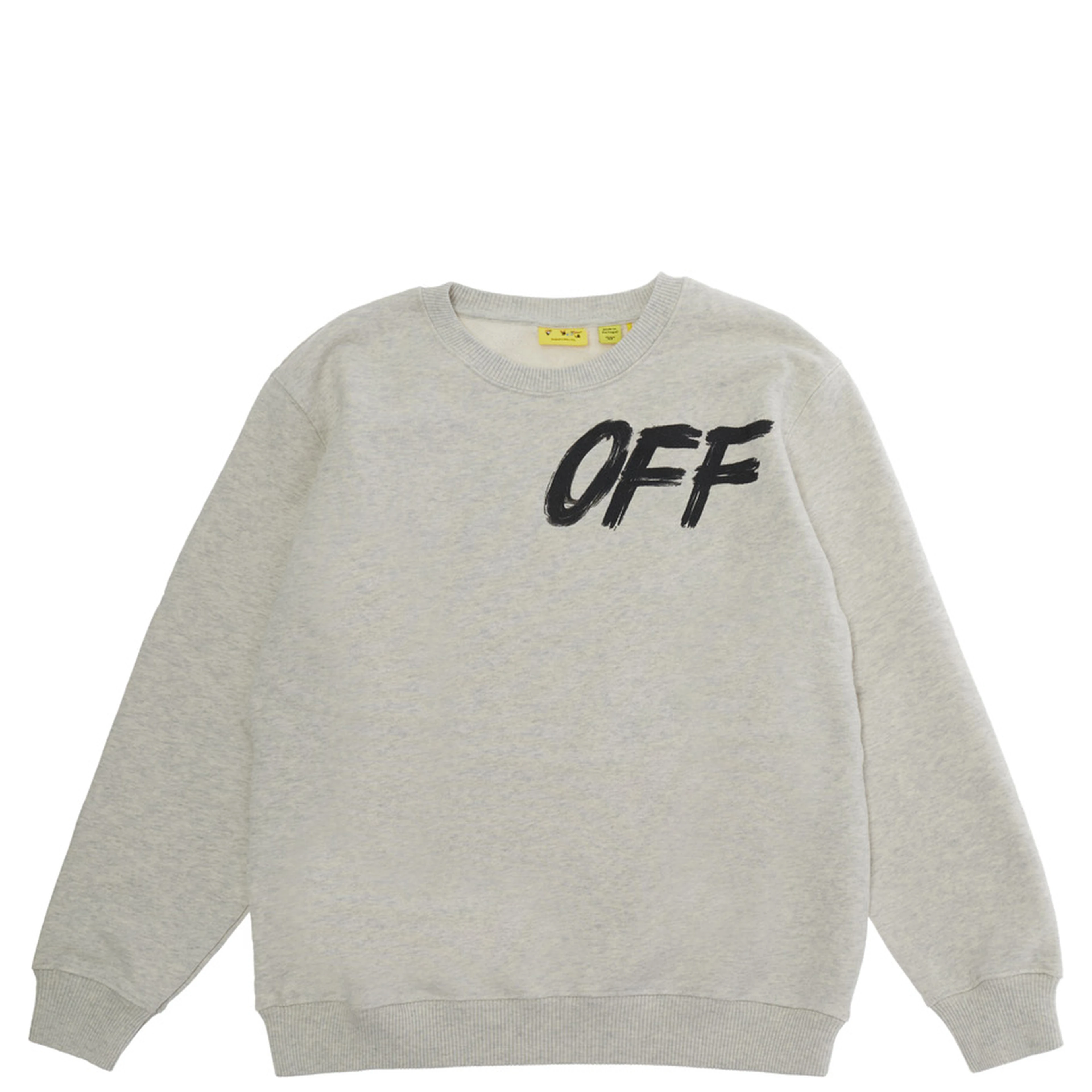 Grey sweatshirt with logo on the front and back in cotton for Boy