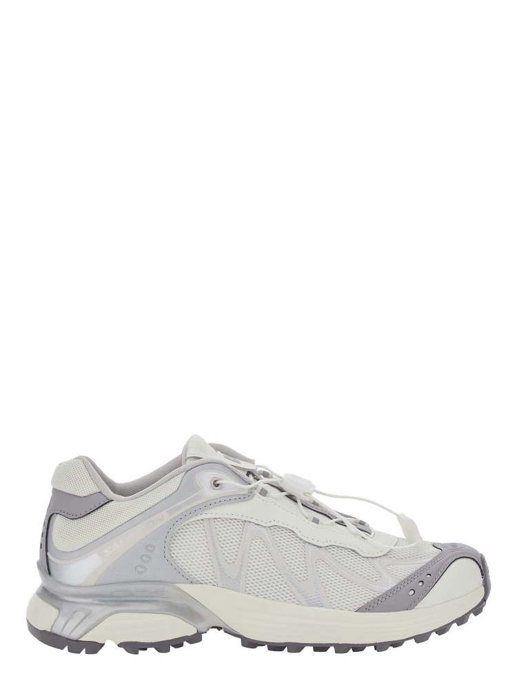 XT-Whisper white Sneaker with Chunky Sole and side logo in Tech Fabric Unisex