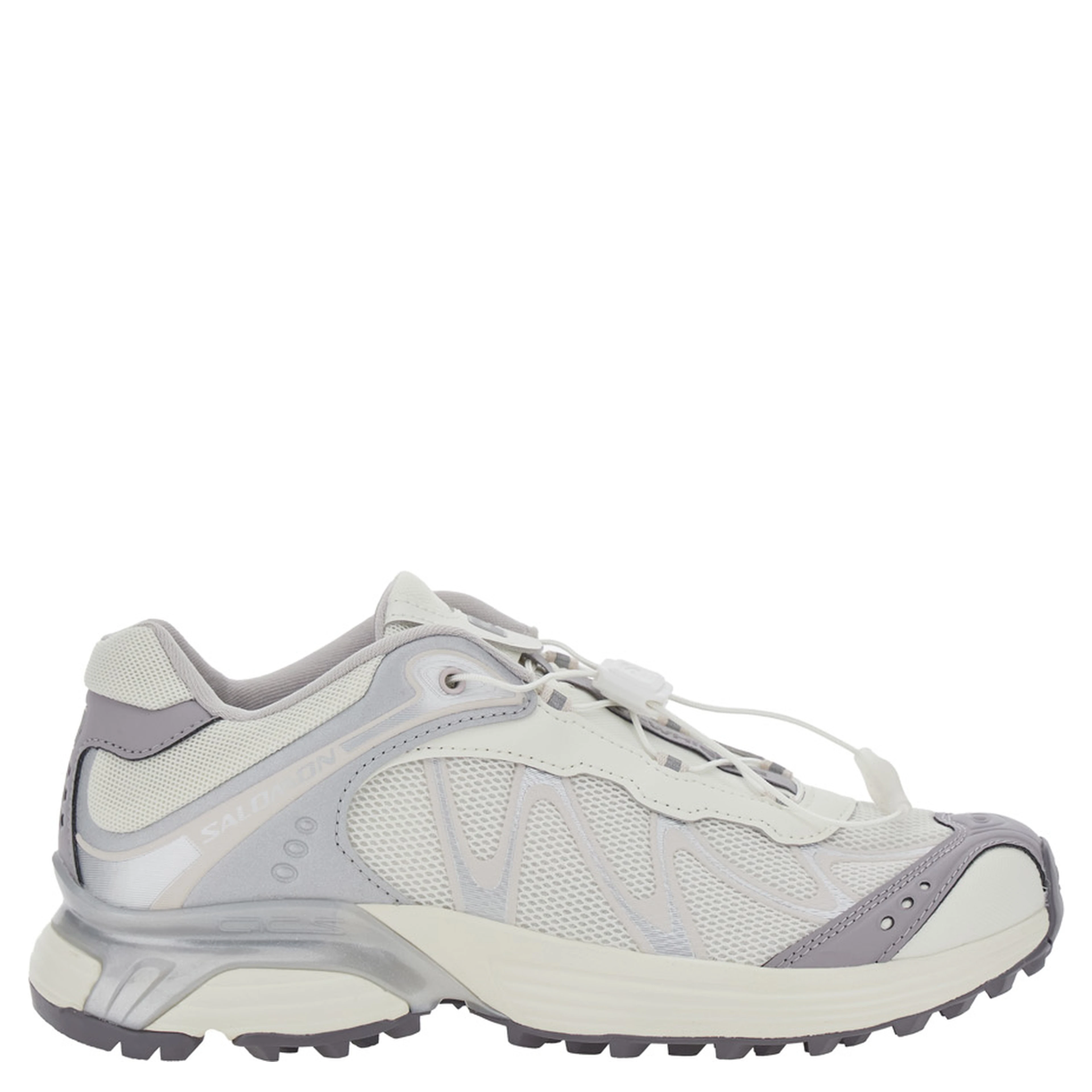 XT-Whisper white Sneaker with Chunky Sole and side logo in Tech Fabric Unisex