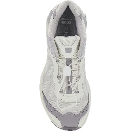 XT-Whisper white Sneaker with Chunky Sole and side logo in Tech Fabric Unisex