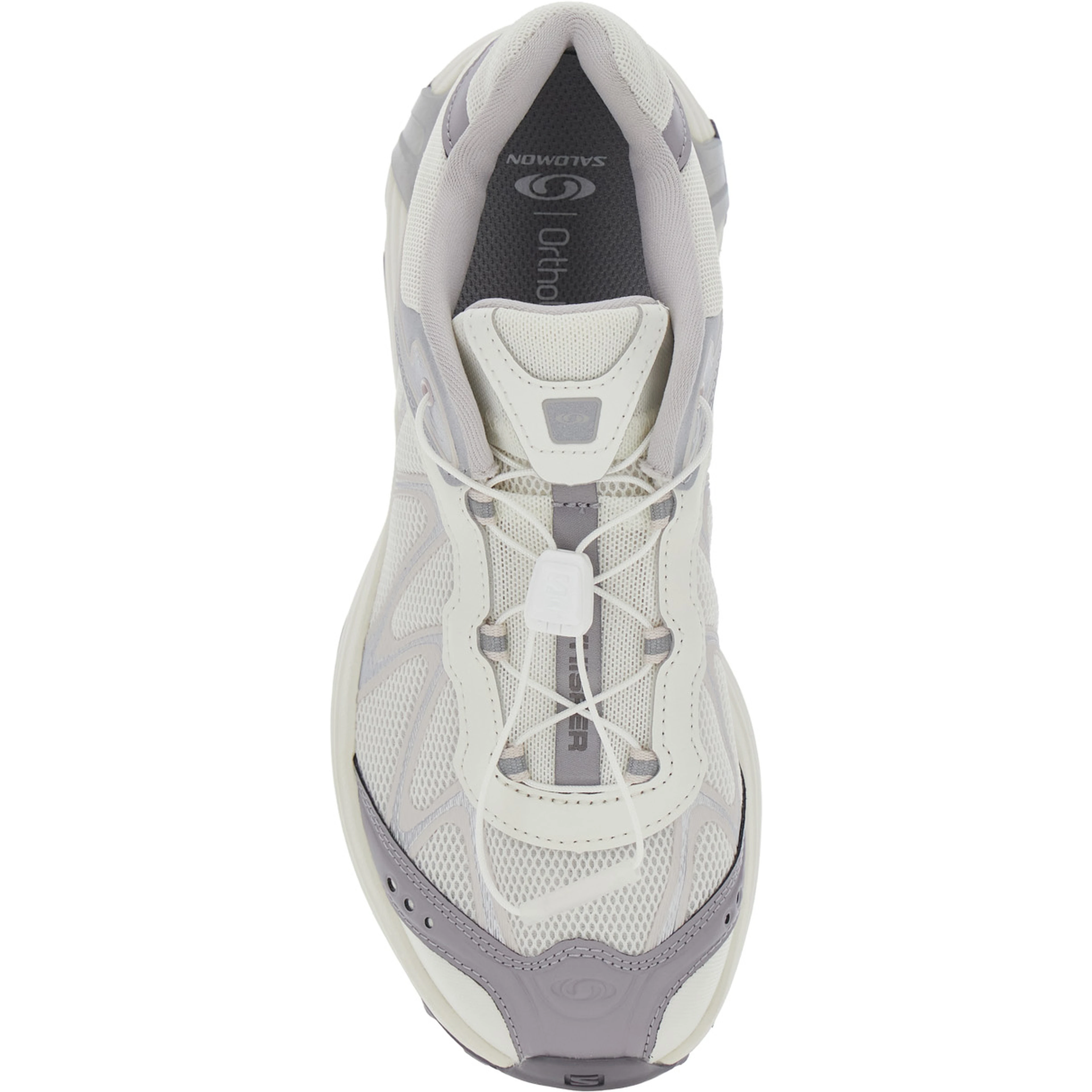 XT-Whisper white Sneaker with Chunky Sole and side logo in Tech Fabric Unisex