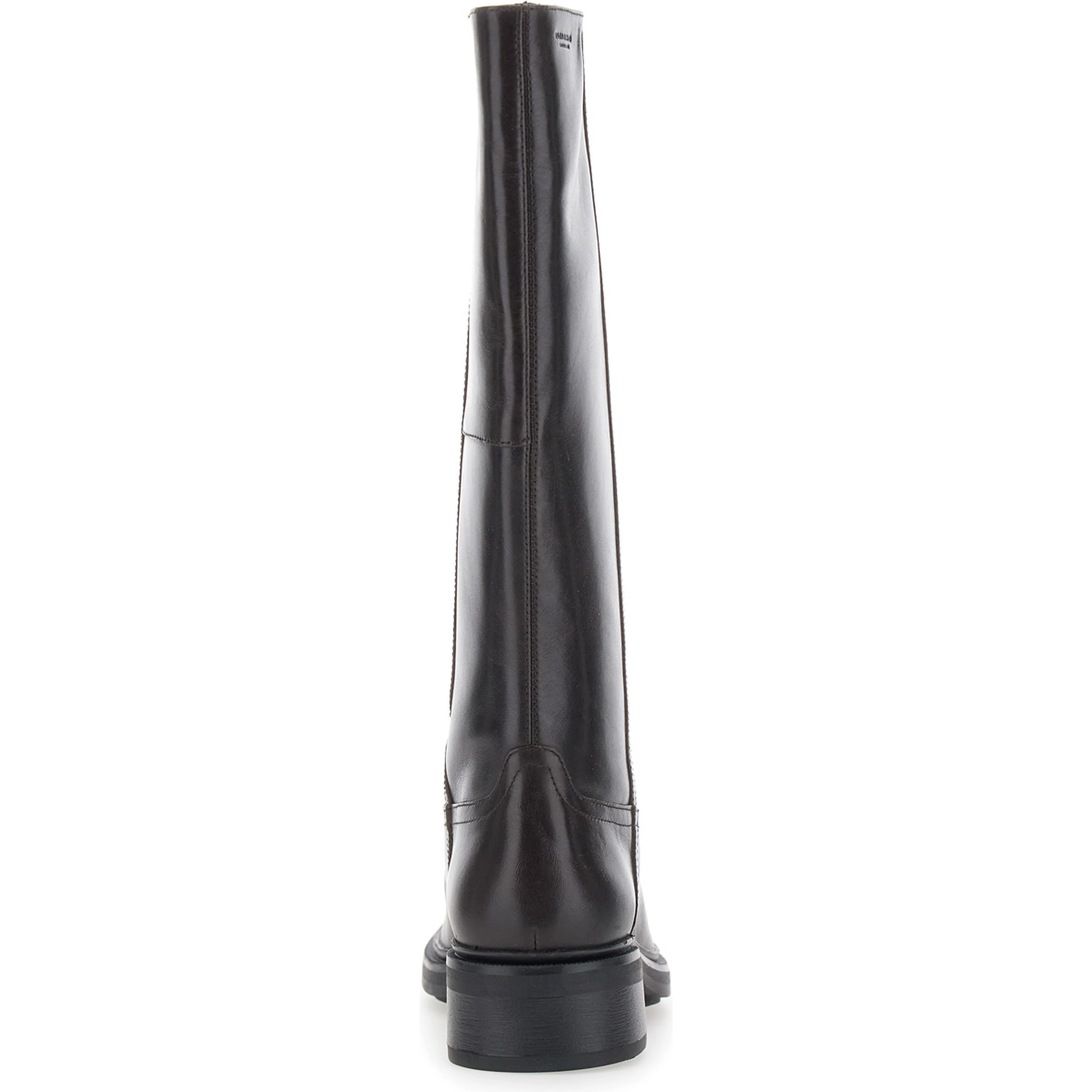Karlie Brown Boots with Round Toe in Leather for Women