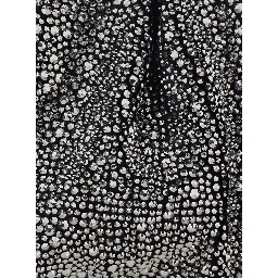 MIRACH SOFT CLUTCH IN VELVET EMBELLISHED WITH RHINESTONES AND FEATURING A REMOVABLE BLACK STRAP FOR WOMEN