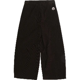Brown Pants with Logo Patch on the Back in Corduroy Girl