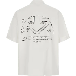 Shirt OFF-WHITE with long sleeves and collar in Off-White for men