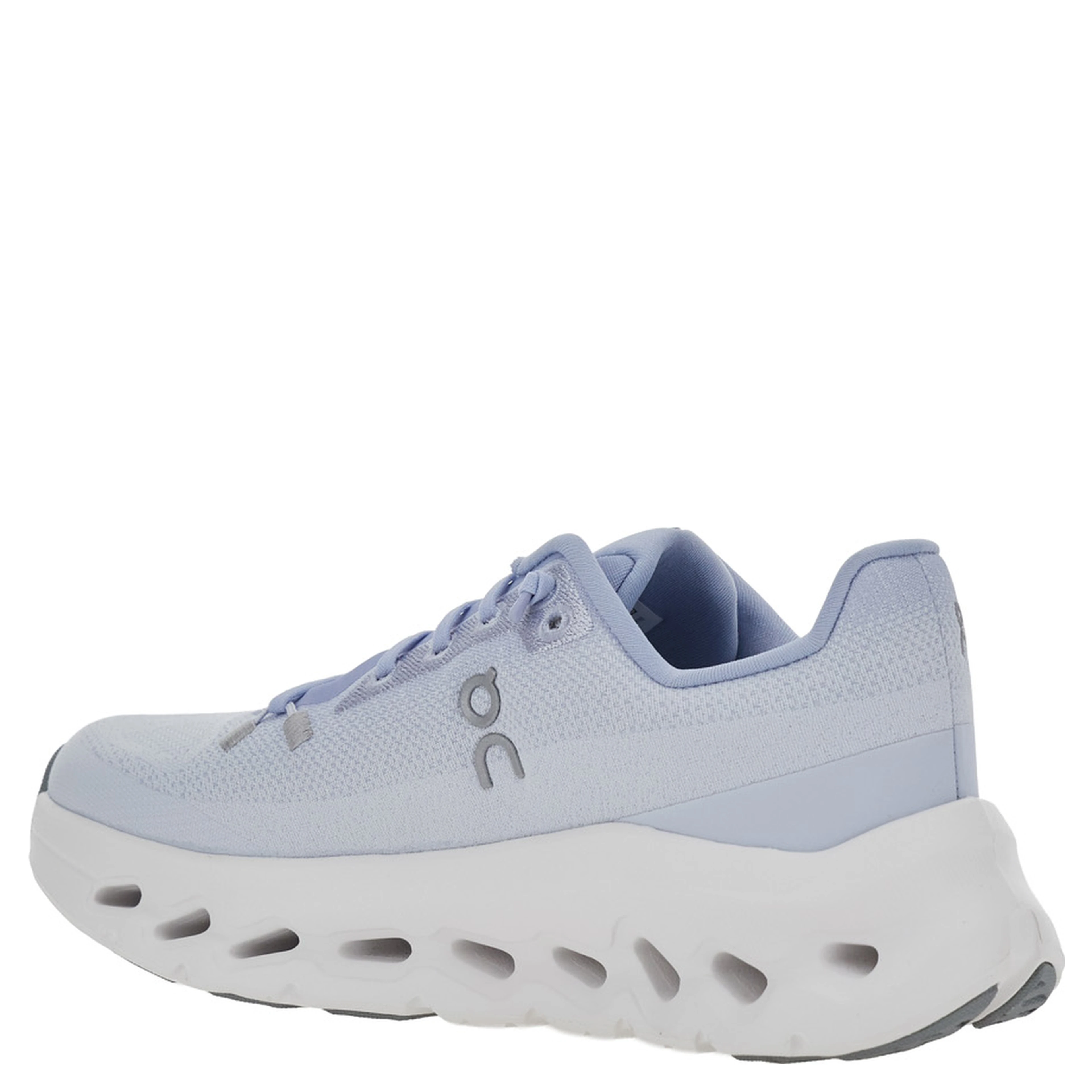 Cloudtilt Blue Low Top Sneakers with Logo on the Side and Chunky Rubber Sole in Tech Fabric for Women