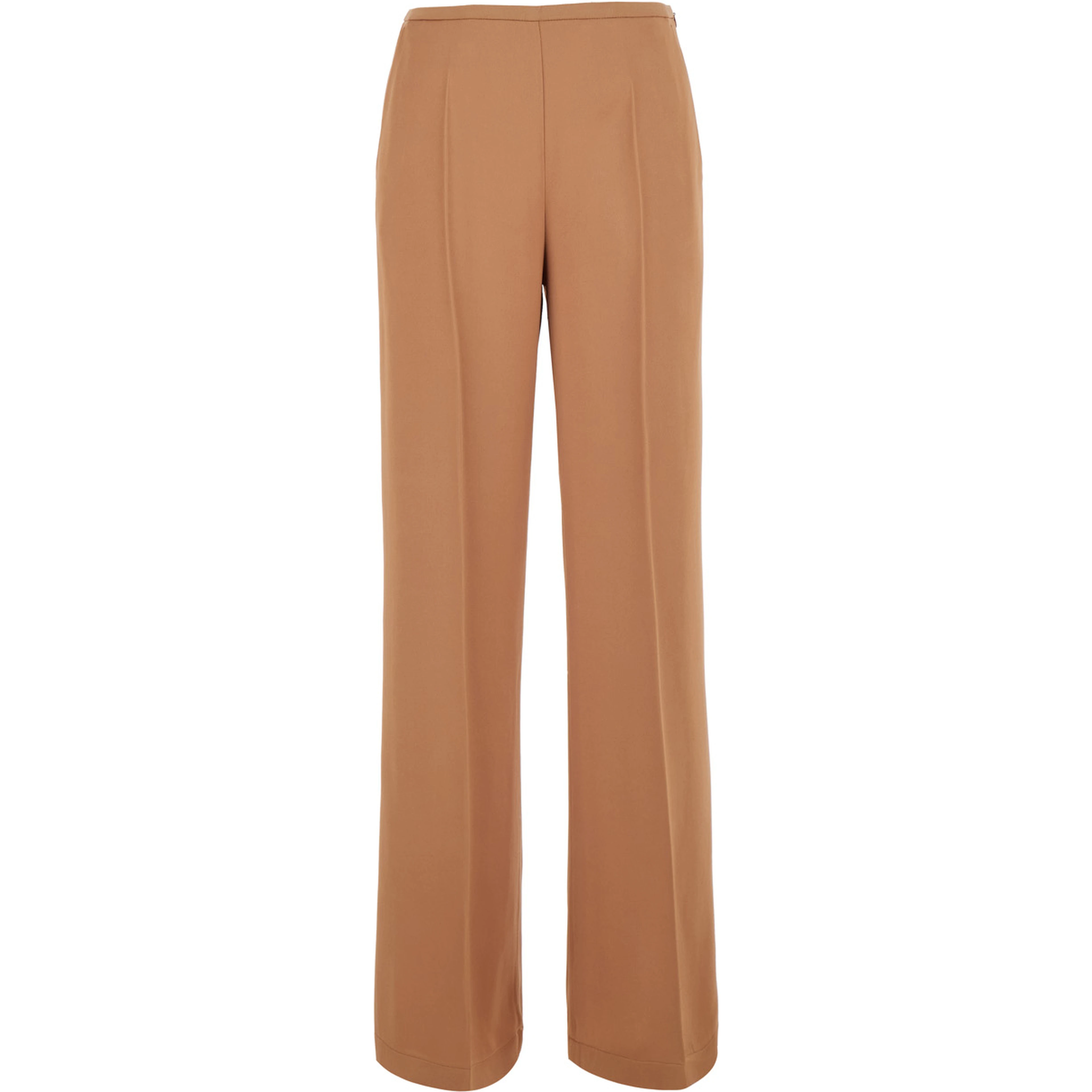 Pink Pants with elasticated waist and two side pockets in Blend viscose for women