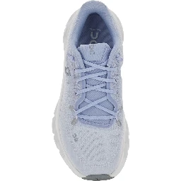 Cloudtilt Blue Low Top Sneakers with Logo on the Side and Chunky Rubber Sole in Tech Fabric for Women