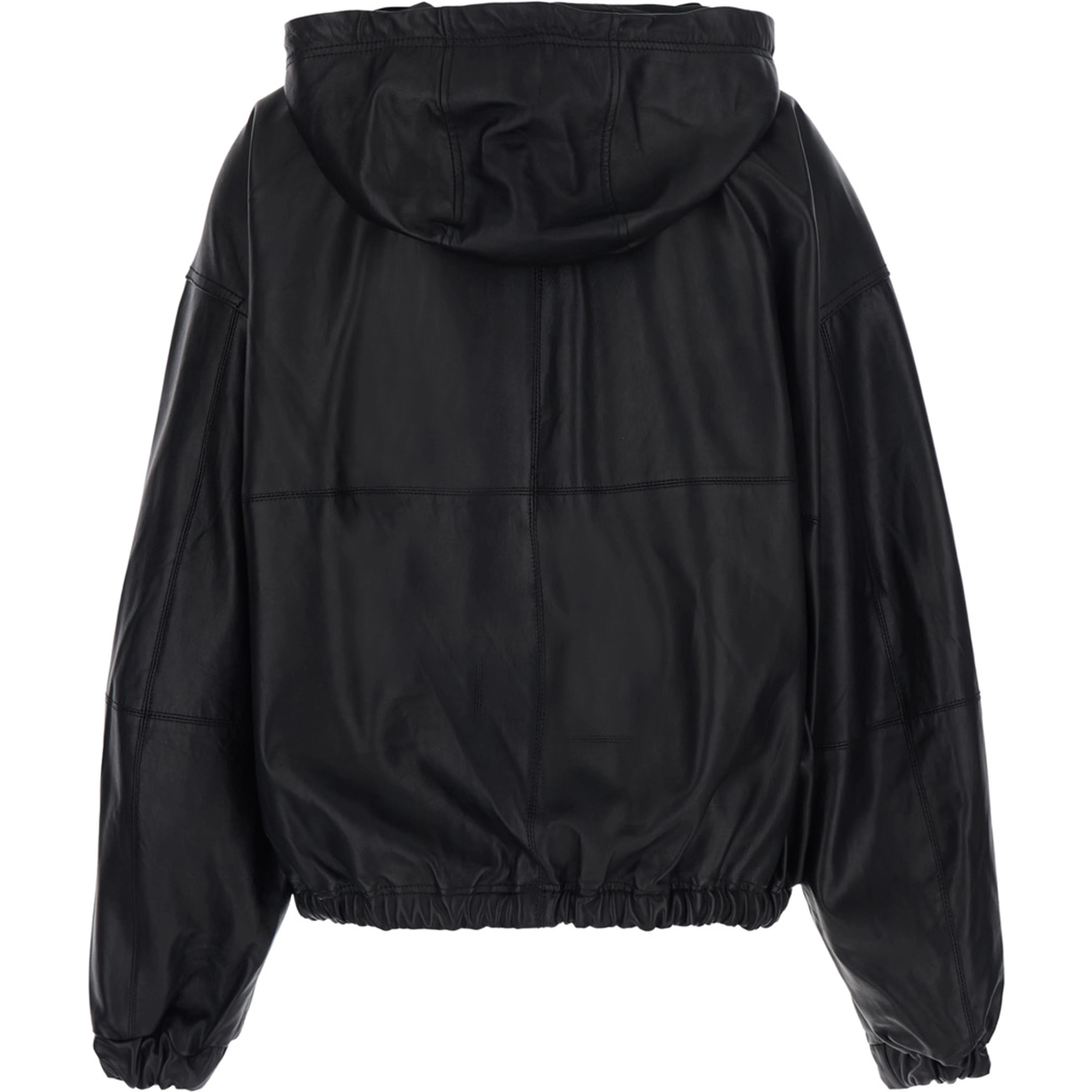 Jacket TANNER with Tech Fabric details and black color for men