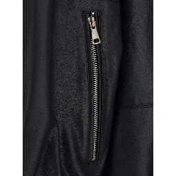 Jacket TANNER with Tech Fabric details and black color for men