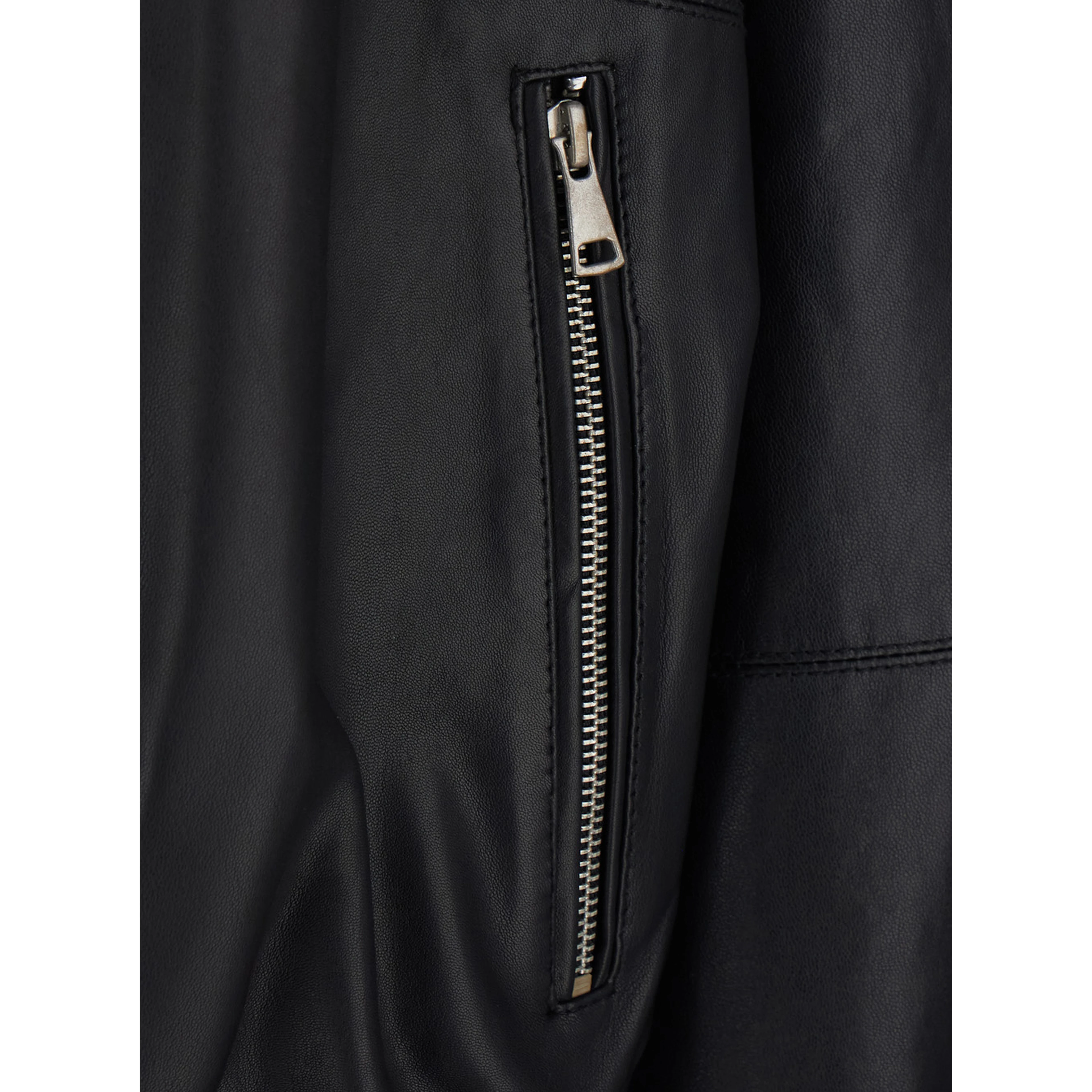 Jacket TANNER with Tech Fabric details and black color for men