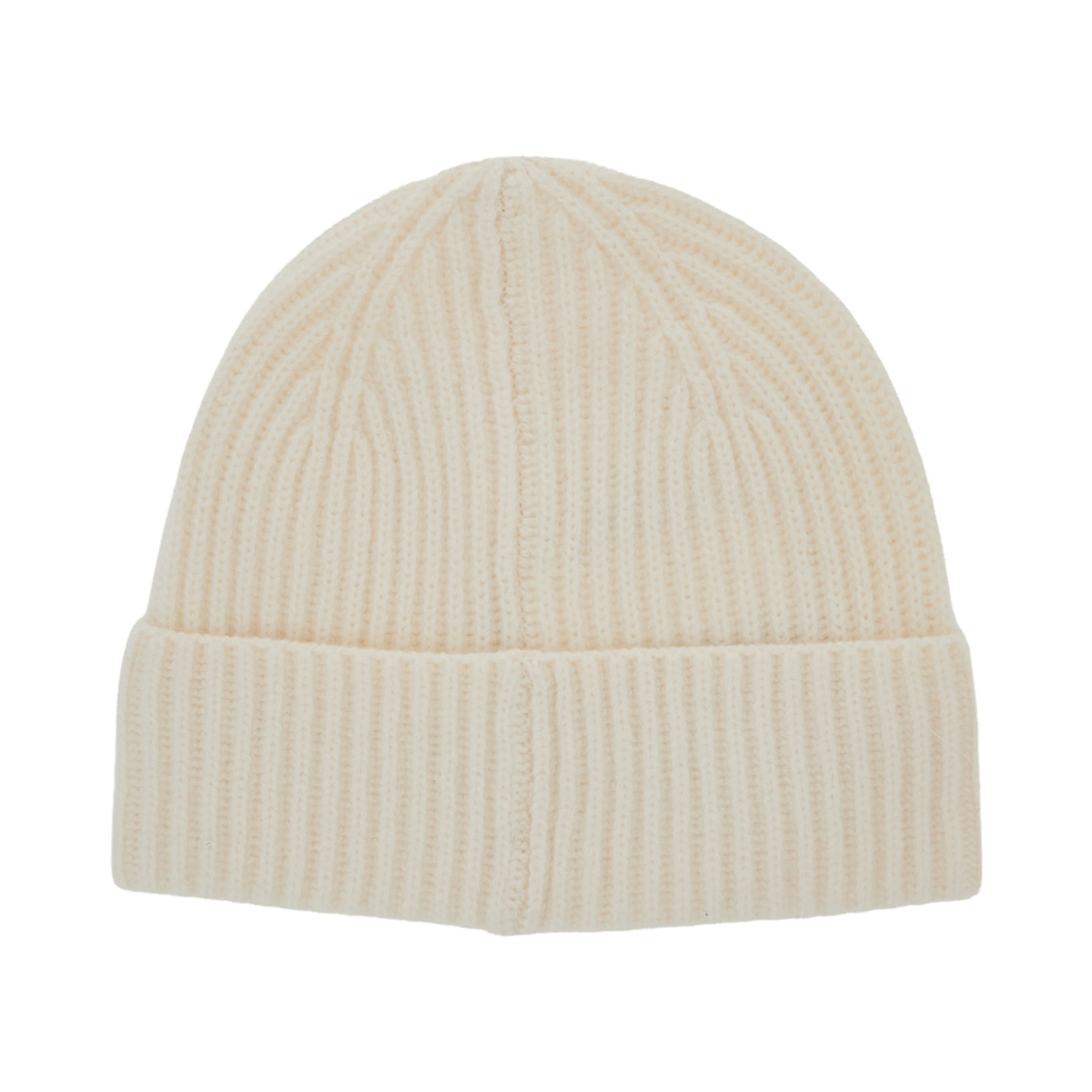 MOSS WOOL Hat with white wool fabric unisex