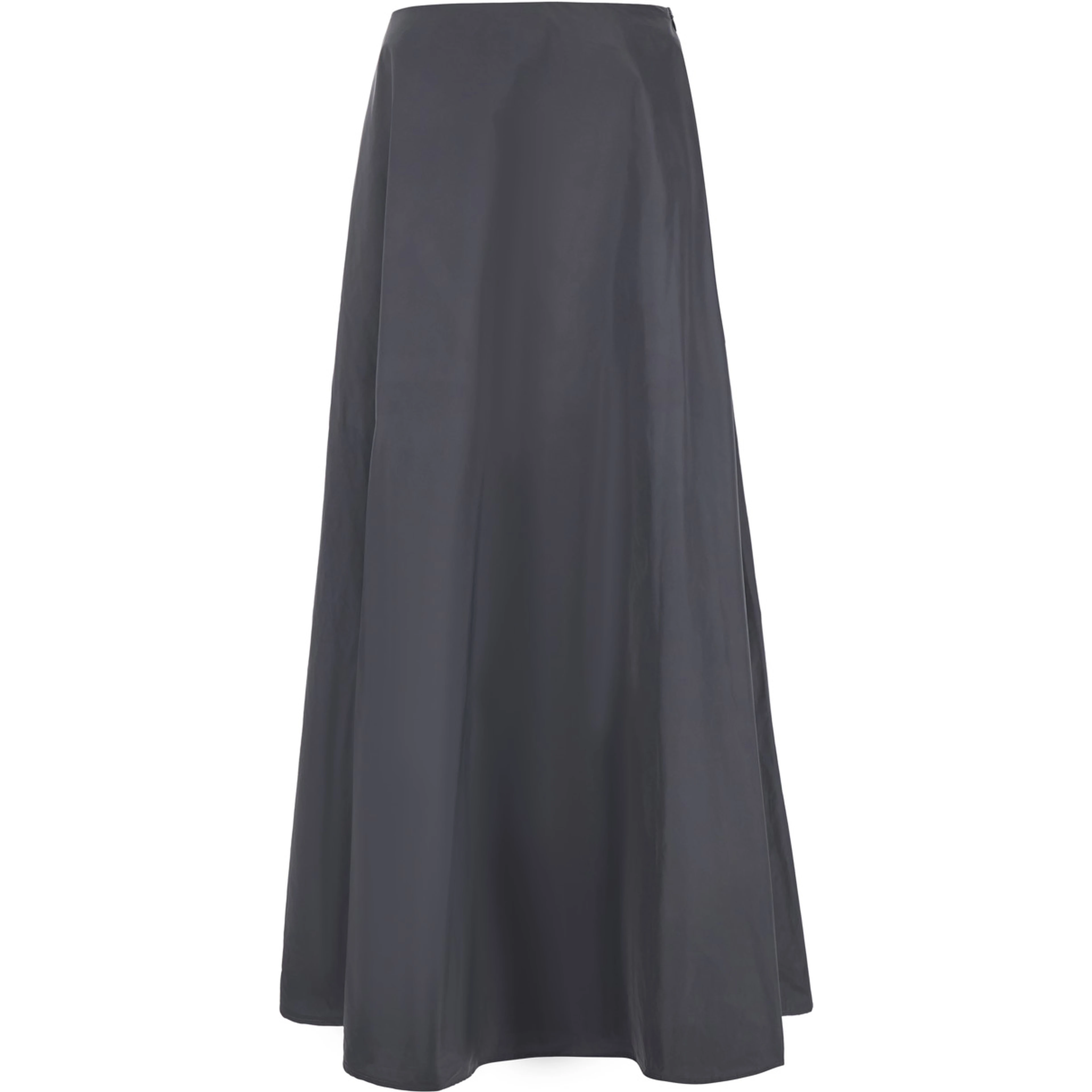 Grey Tech Fabric skirt with an essential construction for women