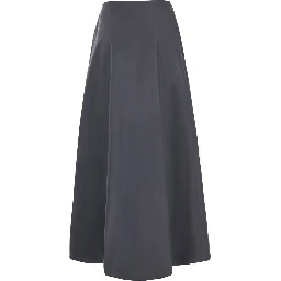 Grey Tech Fabric skirt with an essential construction for women