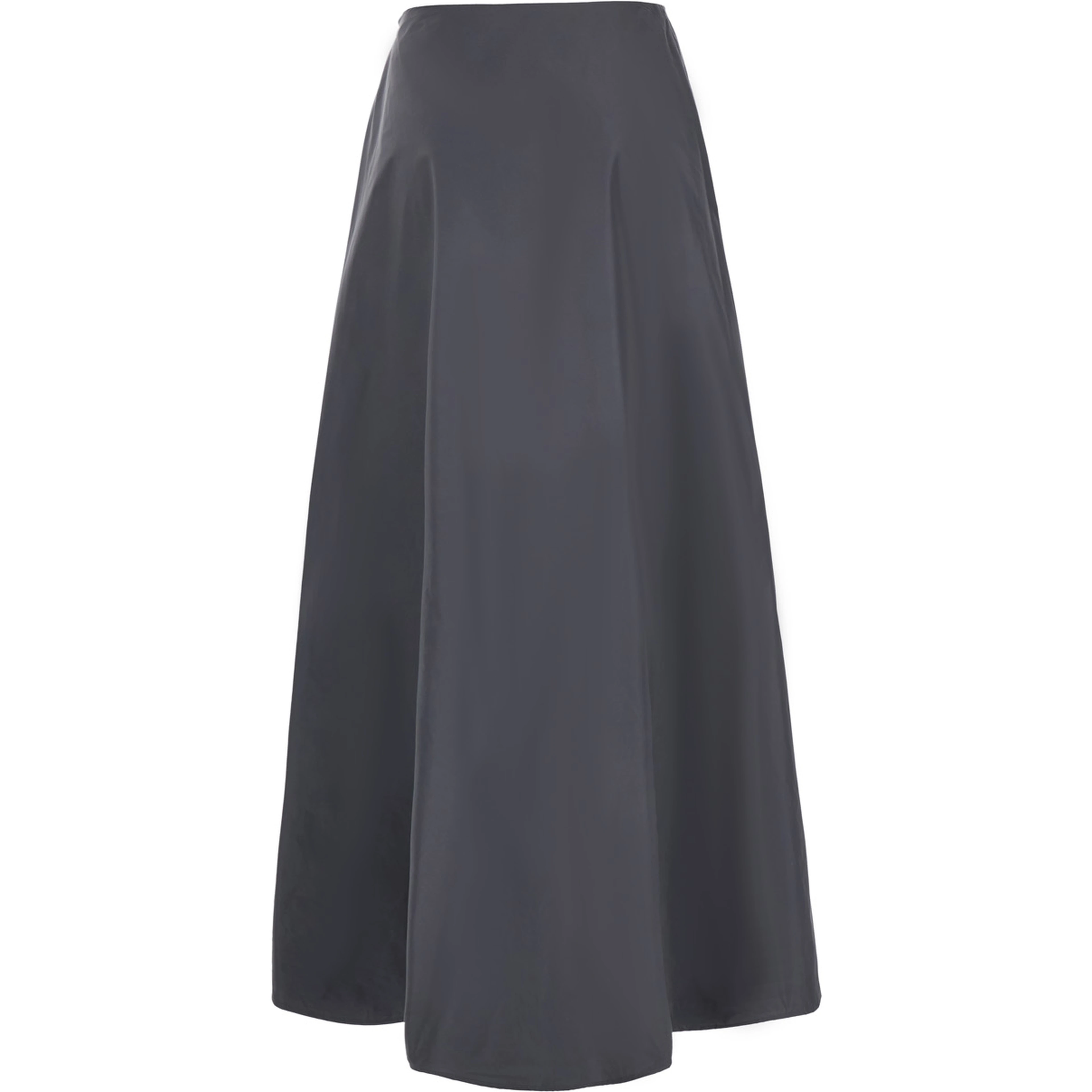 Grey Tech Fabric skirt with an essential construction for women