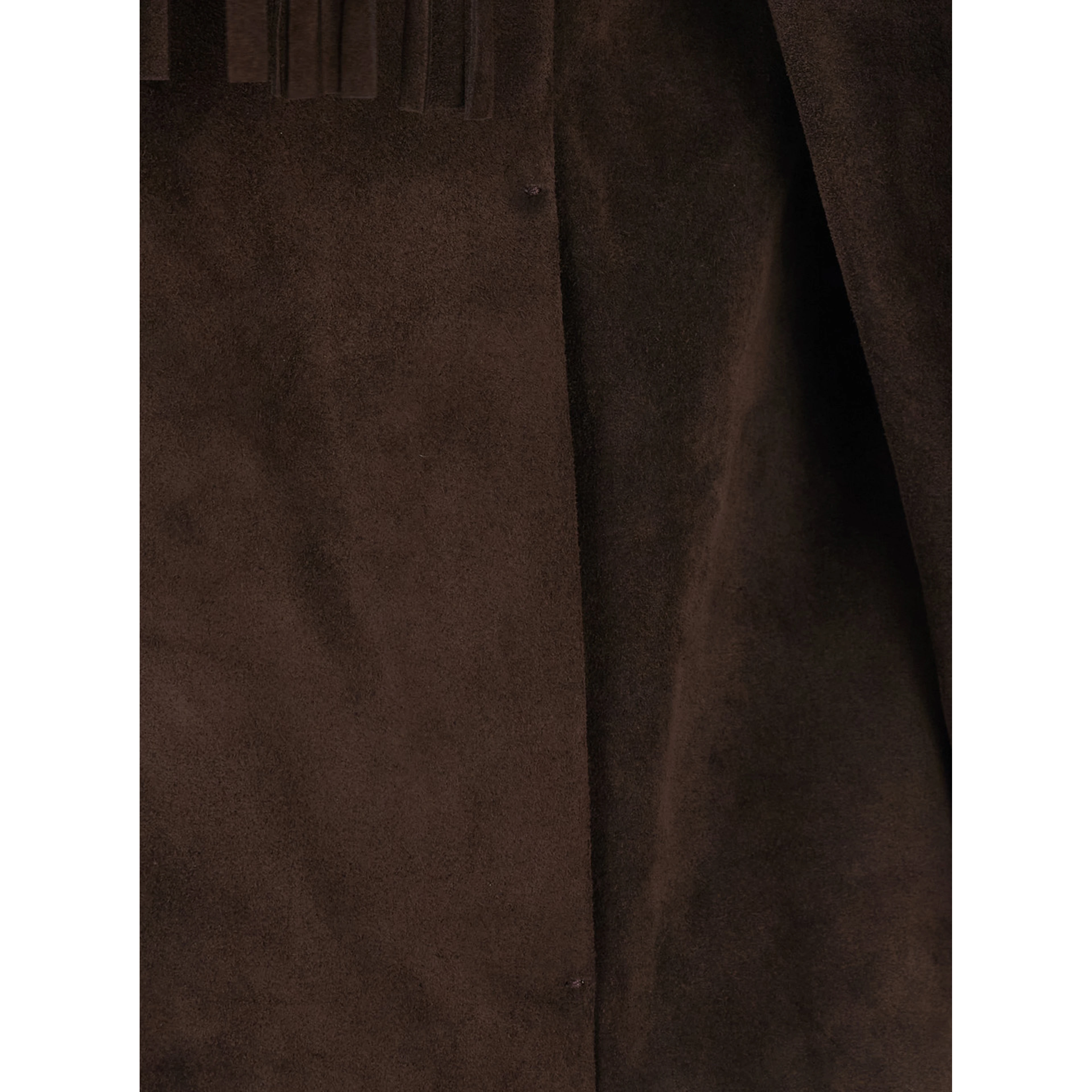 Womens Rodeo suede jacket in brown calf leather
