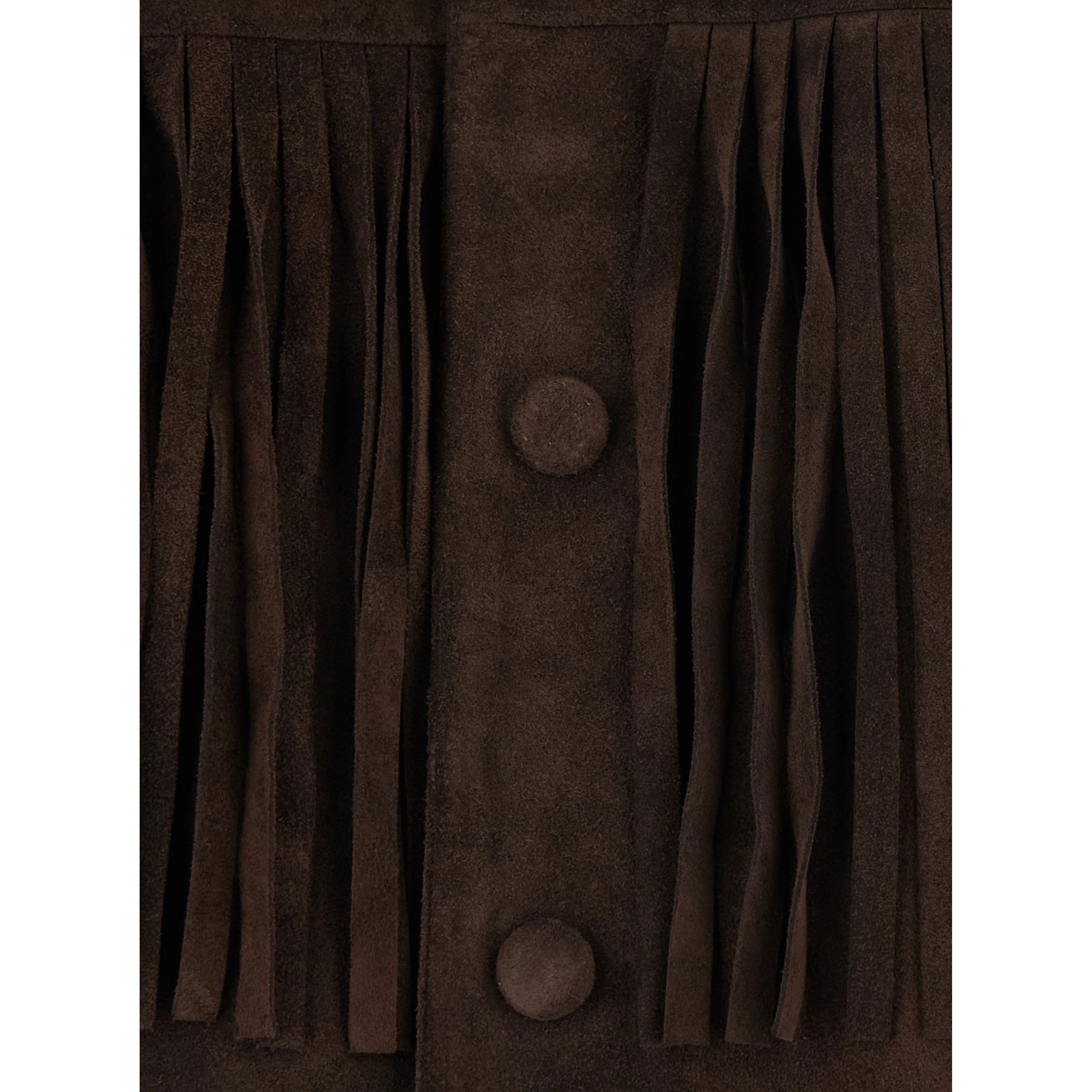 Womens Rodeo suede jacket in brown calf leather