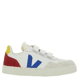 Sneaker V-90 Low Top with Logo Patch on the Side and Contrasting Heel with Leather Lettering Logo for Kids