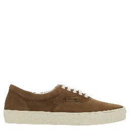 Brown Jude Sneakers with In Nubuck for Men