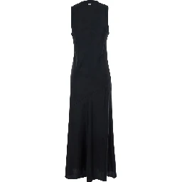 MAXI TANK DRESS WITH RIBBED DETAILS