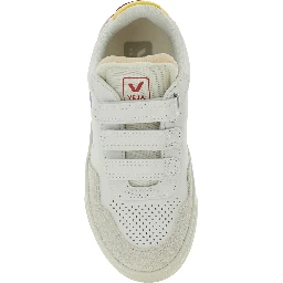 Sneaker V-90 Low Top with Logo Patch on the Side and Contrasting Heel with Leather Lettering Logo for Kids