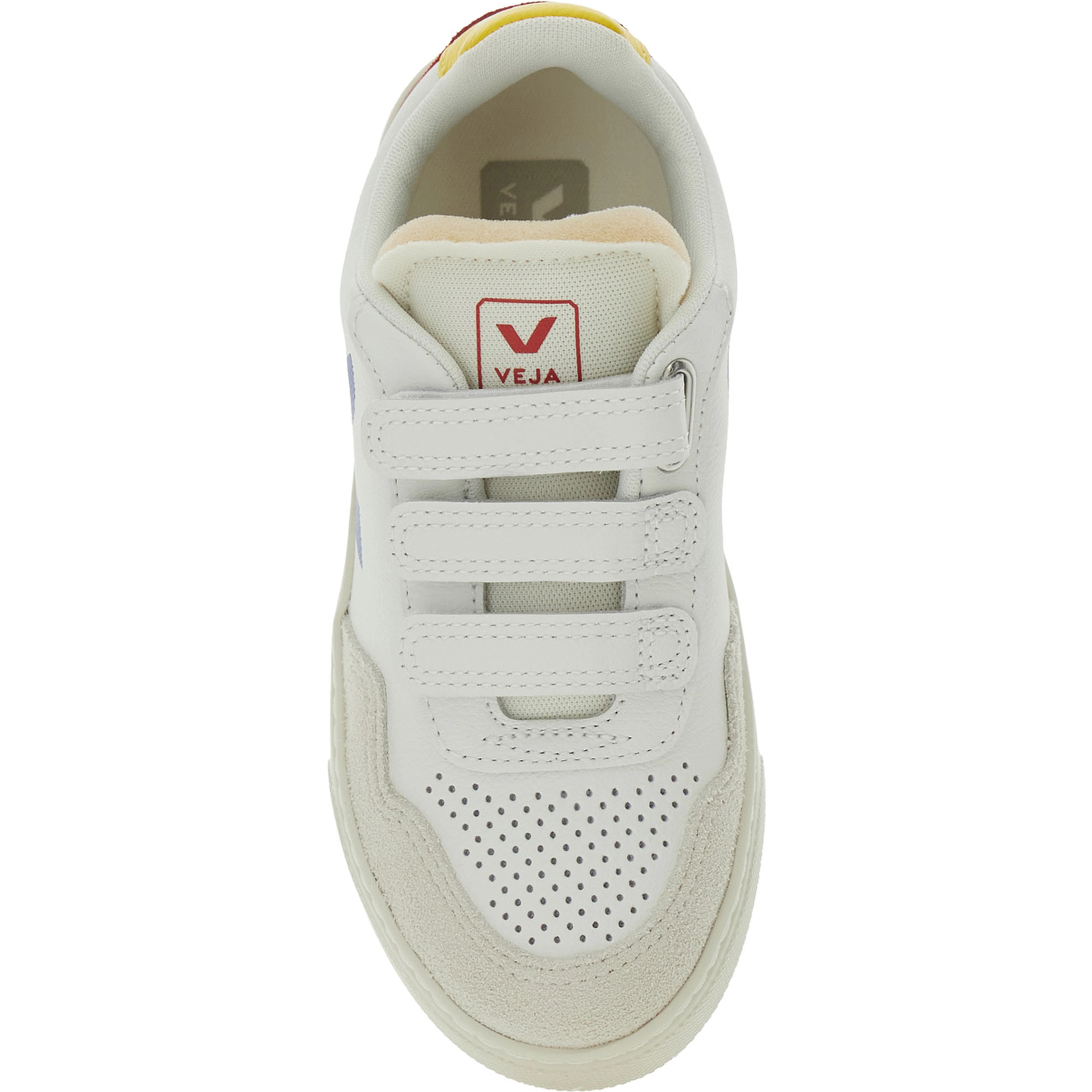 Sneaker V-90 Low Top with Logo Patch on the Side and Contrasting Heel with Leather Lettering Logo for Kids