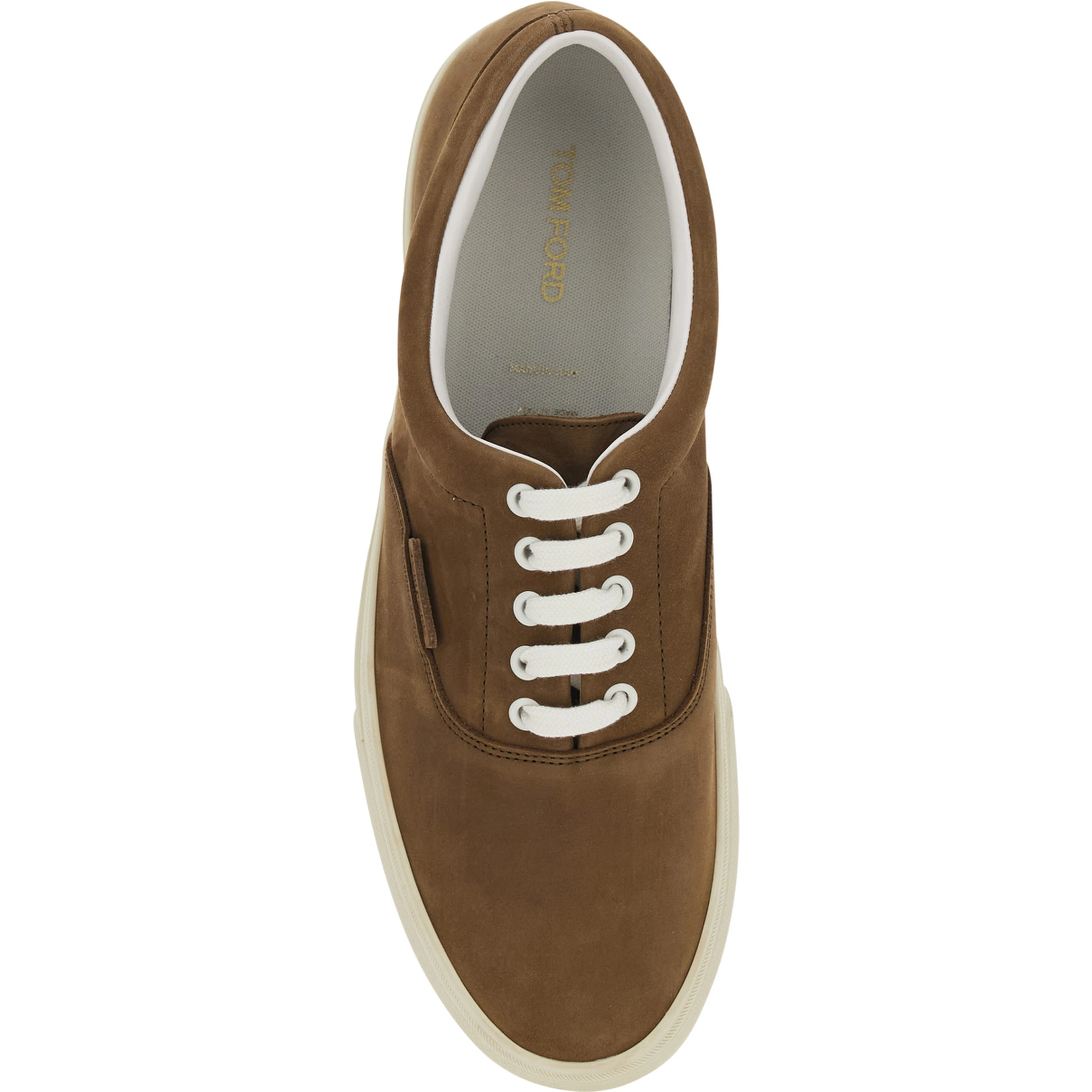 Brown Jude Sneakers with In Nubuck for Men
