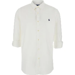 SLIM FIT GARMENT-DYED OXFORD SHIRT