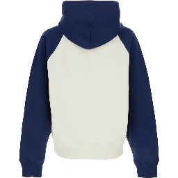 BOXY FIT HOODIE WITH AMI DE COEUR KNITTED PATCH