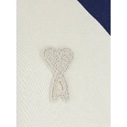 BOXY FIT HOODIE WITH AMI DE COEUR KNITTED PATCH