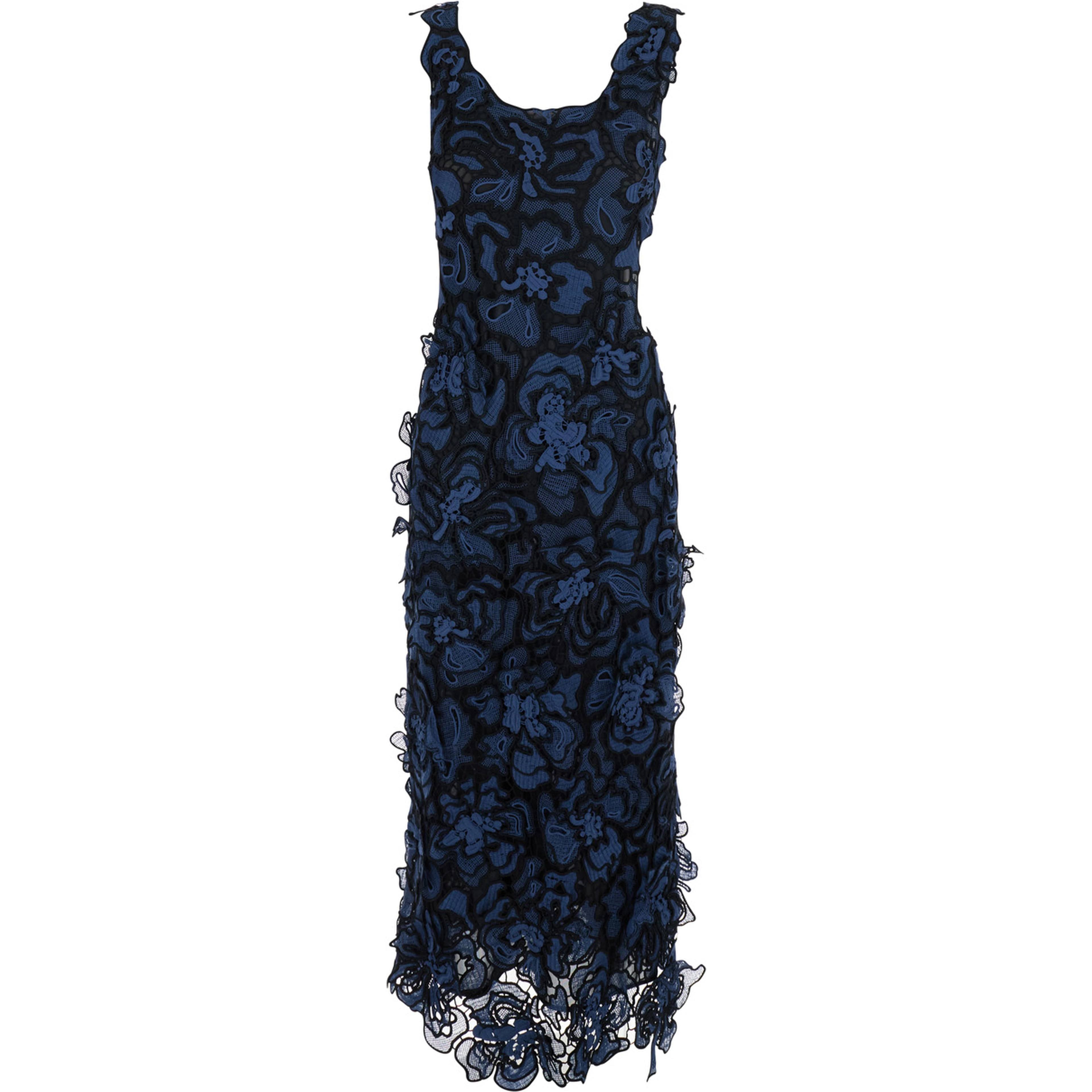 CORINNA LACE MIDI DRESS - Multicolor - Dress midi with lace details - In Polyester - Women