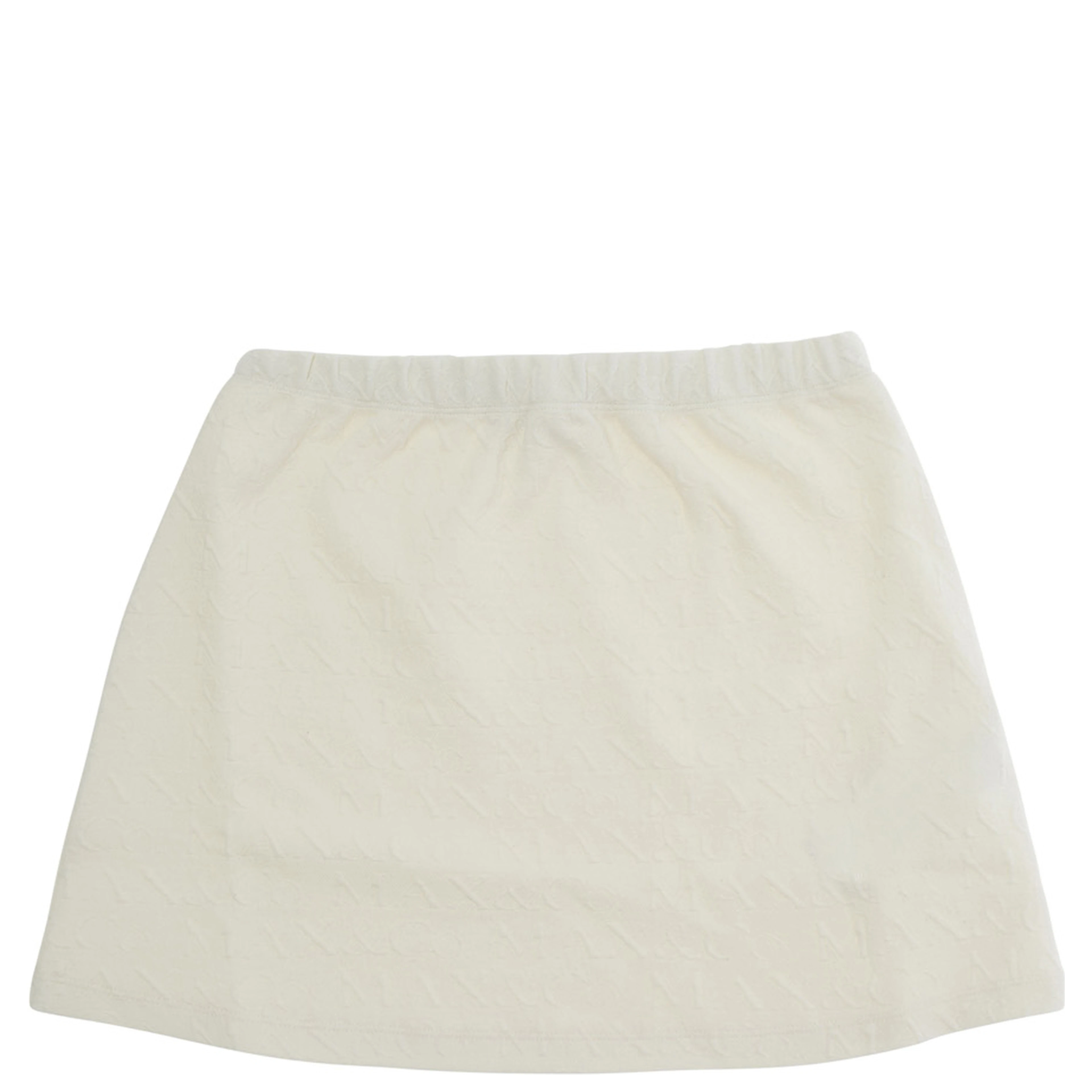 white elasticated waist skirt in Cotton and fabric for Girl