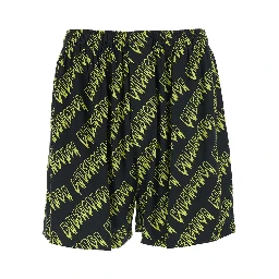 CREEPER VISCOSE Yellow Shorts with Side Pockets for Men