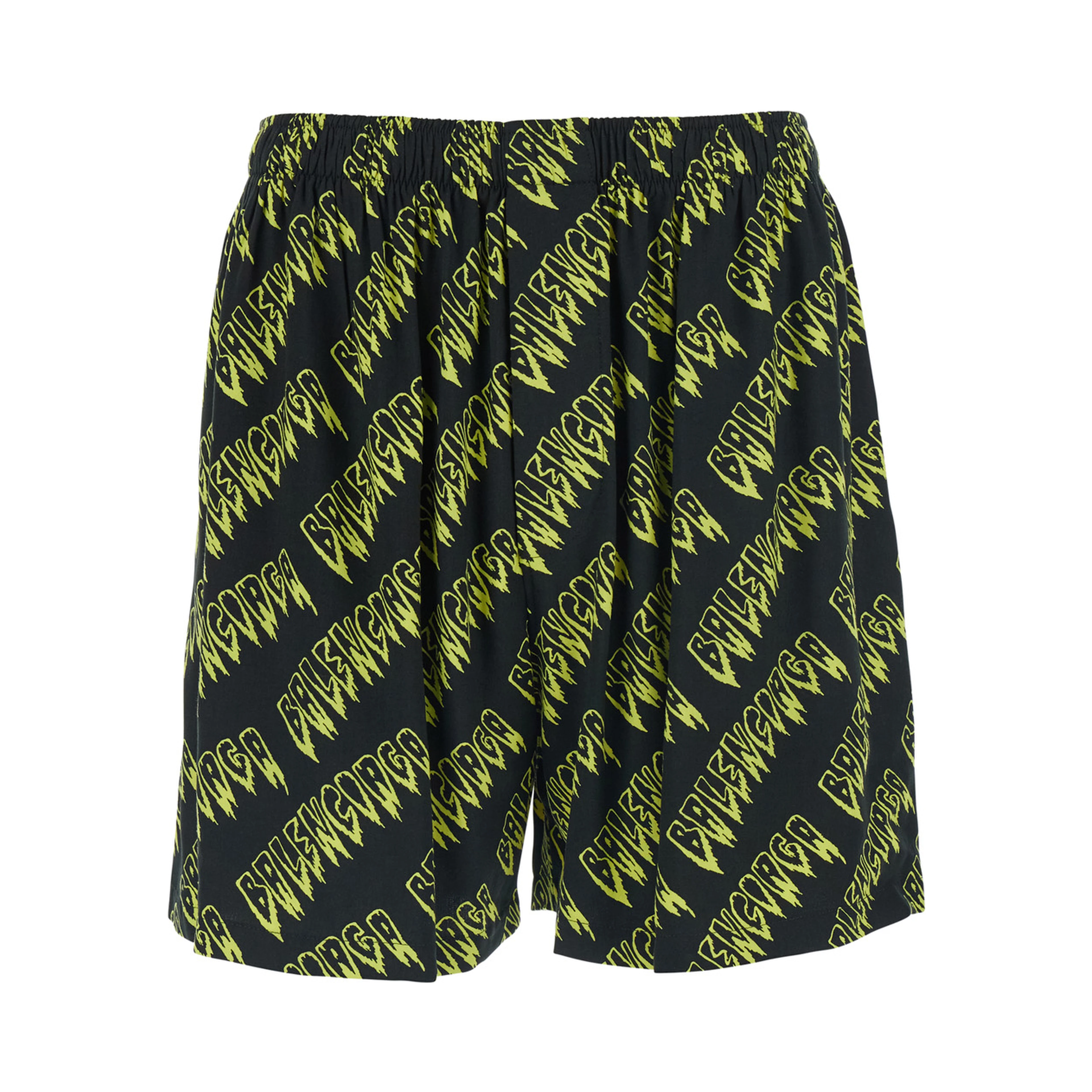 CREEPER VISCOSE Yellow Shorts with Side Pockets for Men