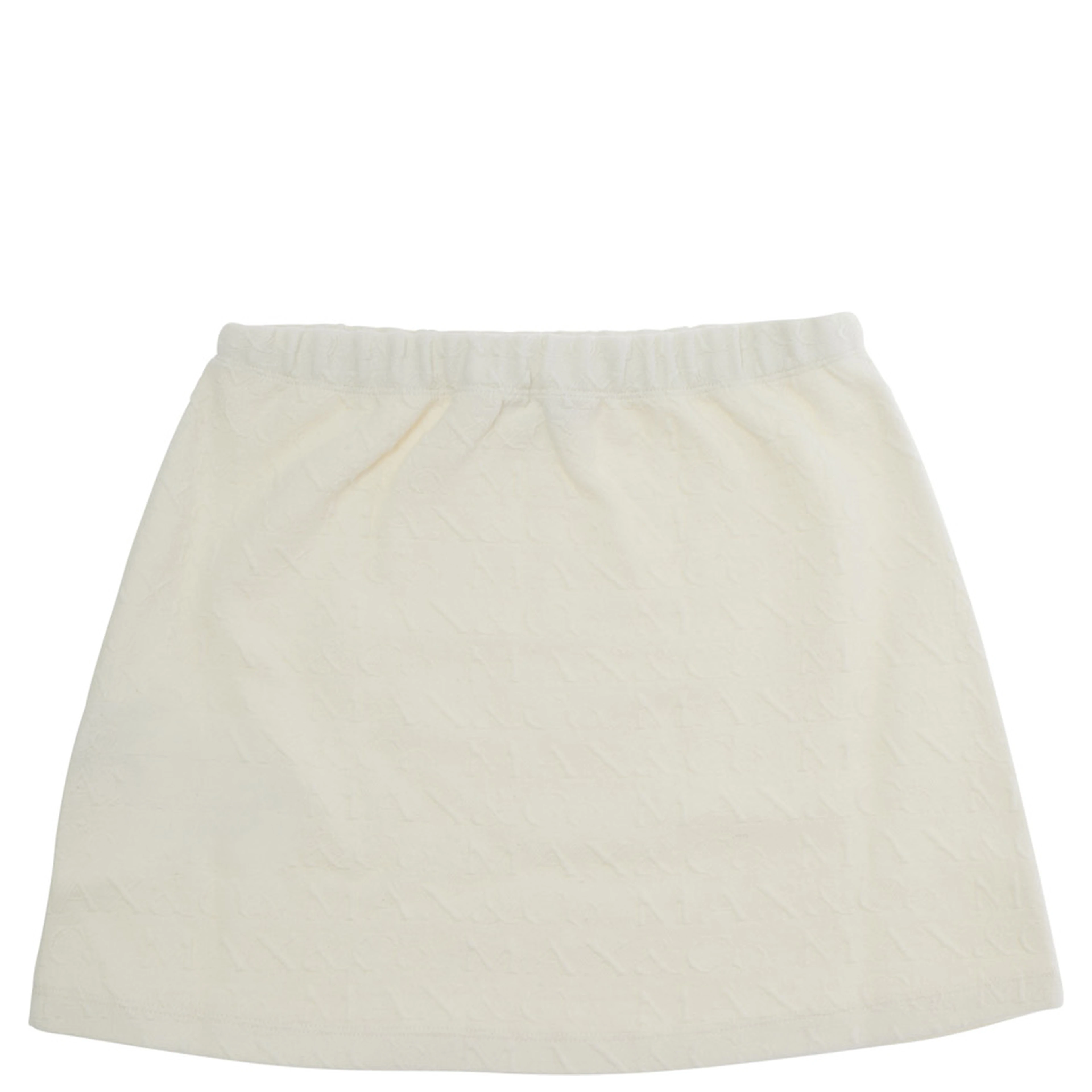 white elasticated waist skirt in Cotton and fabric for Girl