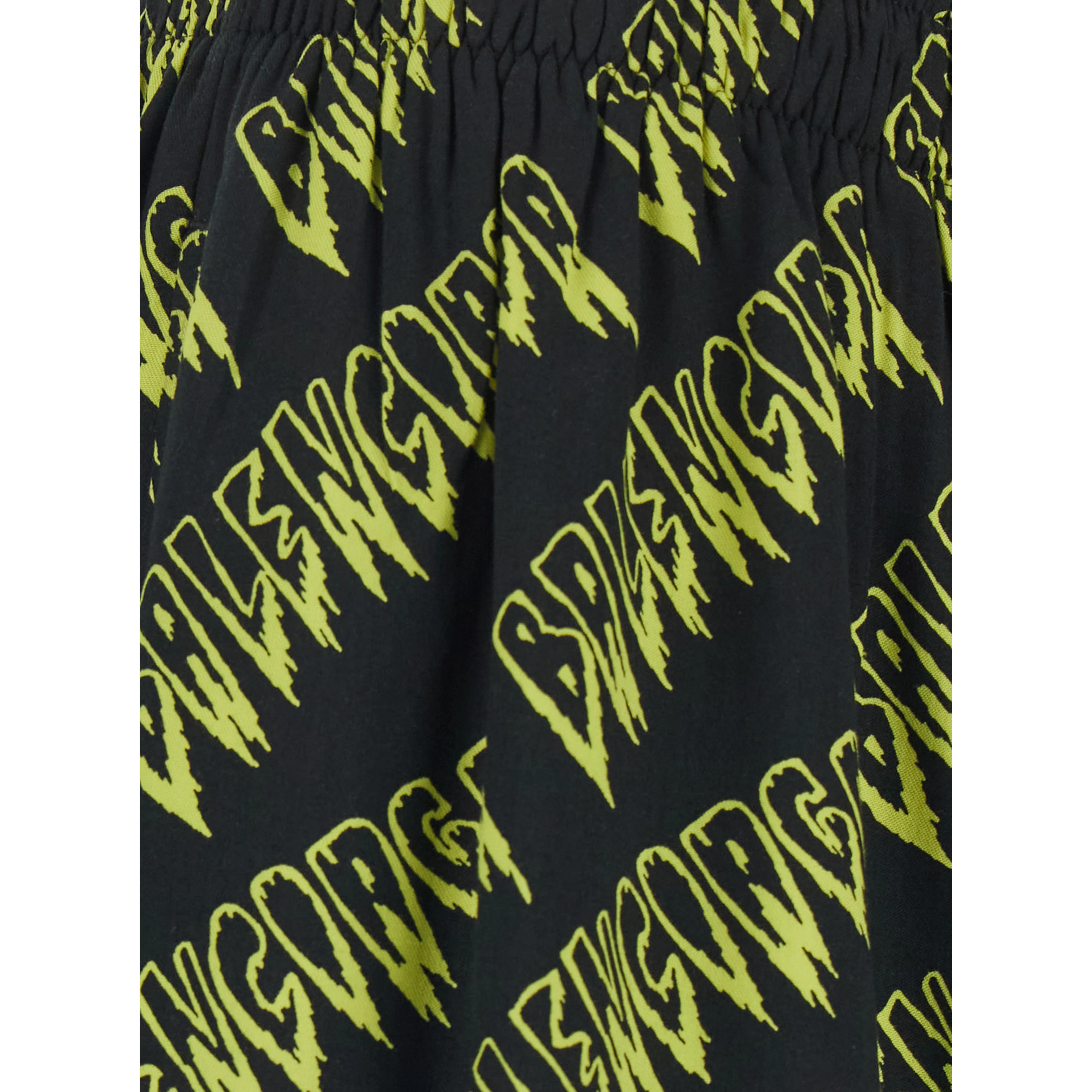 CREEPER VISCOSE Yellow Shorts with Side Pockets for Men