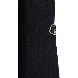 Rick Owens X Moncler Black Crewneck Oversize T-Shirt with Maxi Print on the Front and Logo Patch on the Side in Cotton Unisex