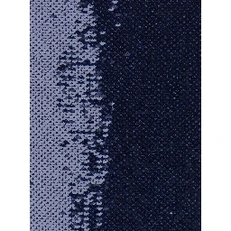 Blue Skirt with all-over sequins in stretch tech fabric for women
