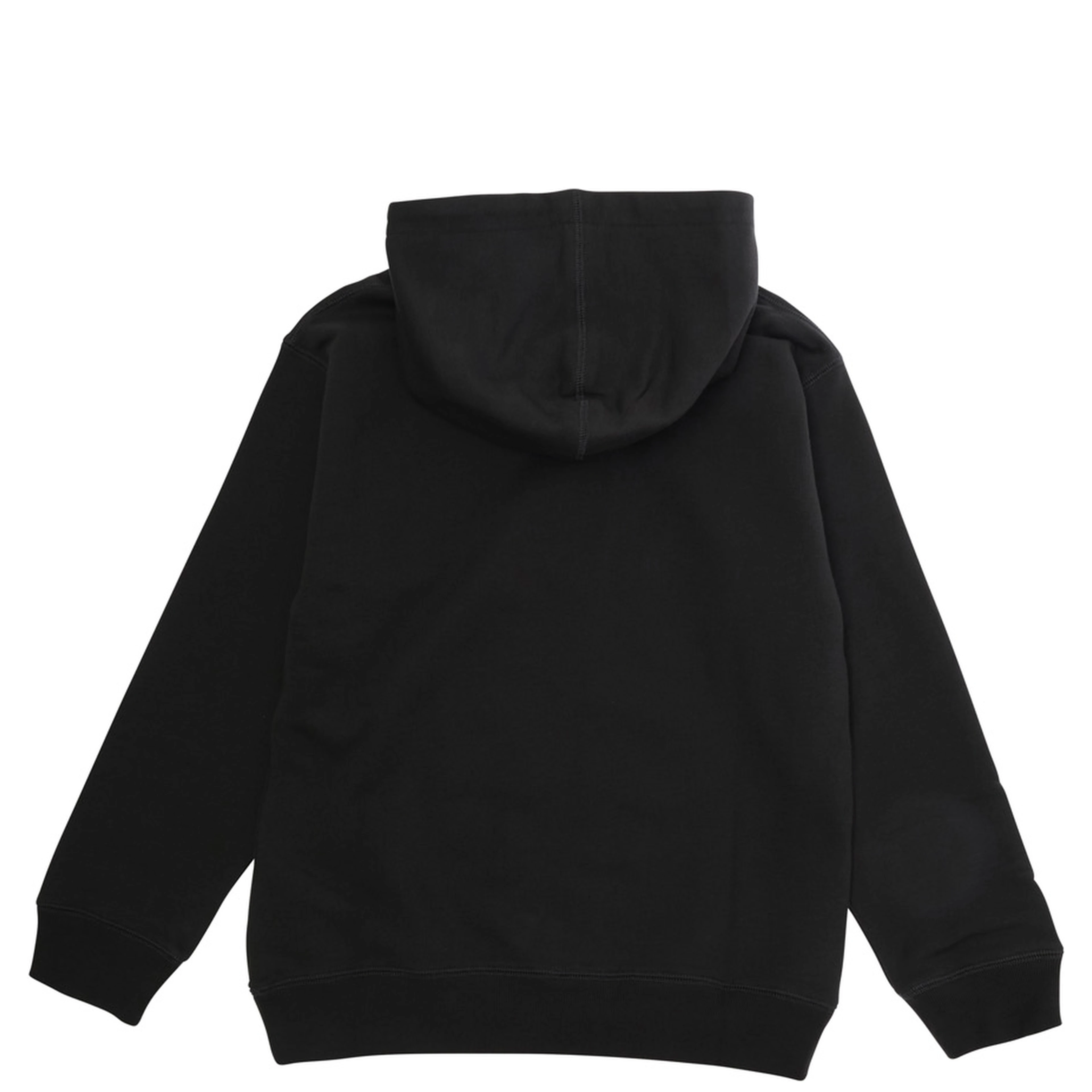 Dark grey Hooded sweatshirt with tone-on-tone logo in cotton for Boy