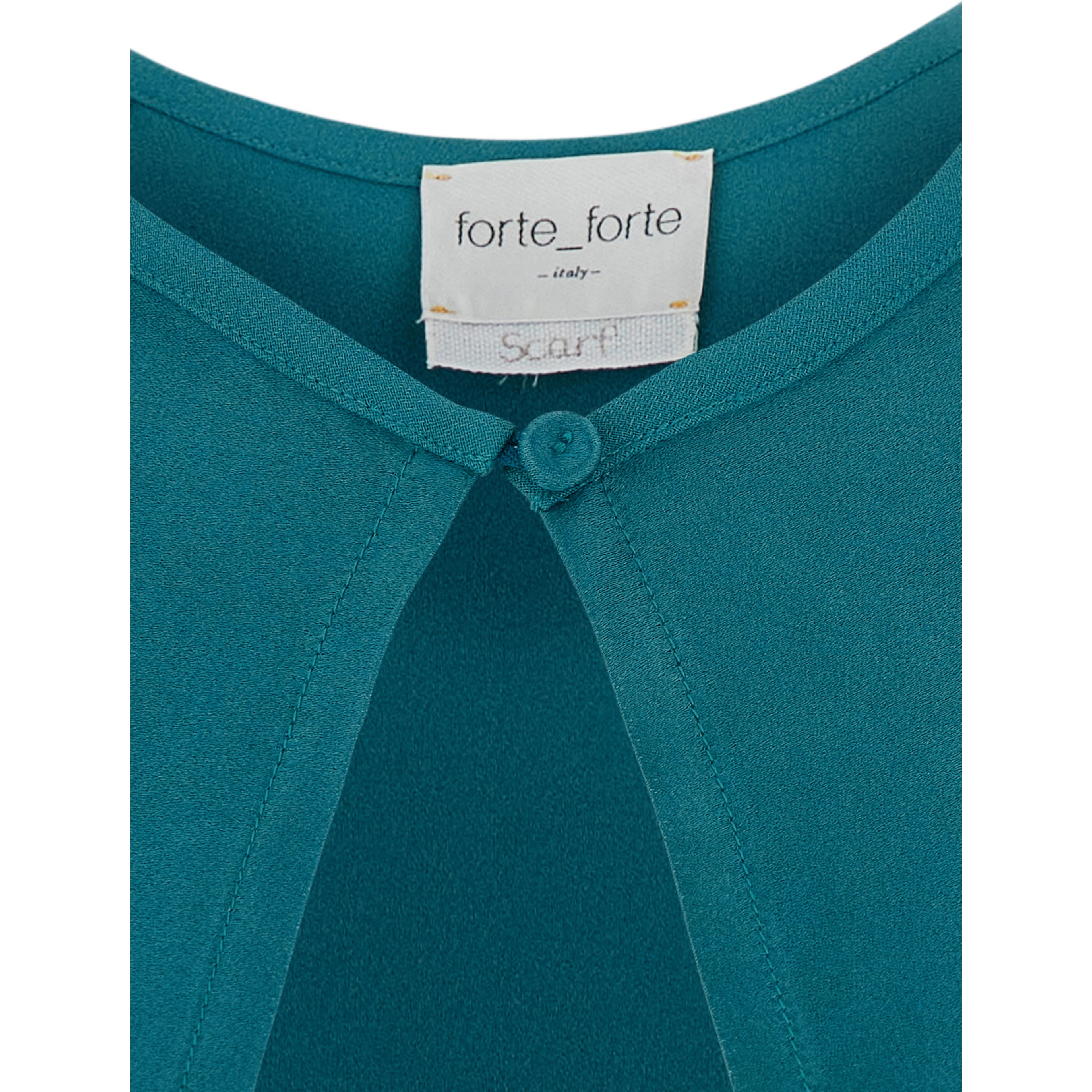 Blue Cape with round neckline and button closure on the front a Blend viscose for women
