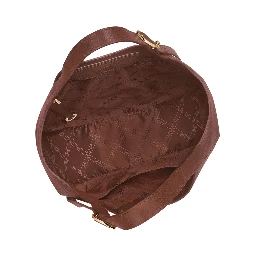 Le Foulonné Brown shoulder bag with Adjustable Buckle Handle in  Leather for Women
