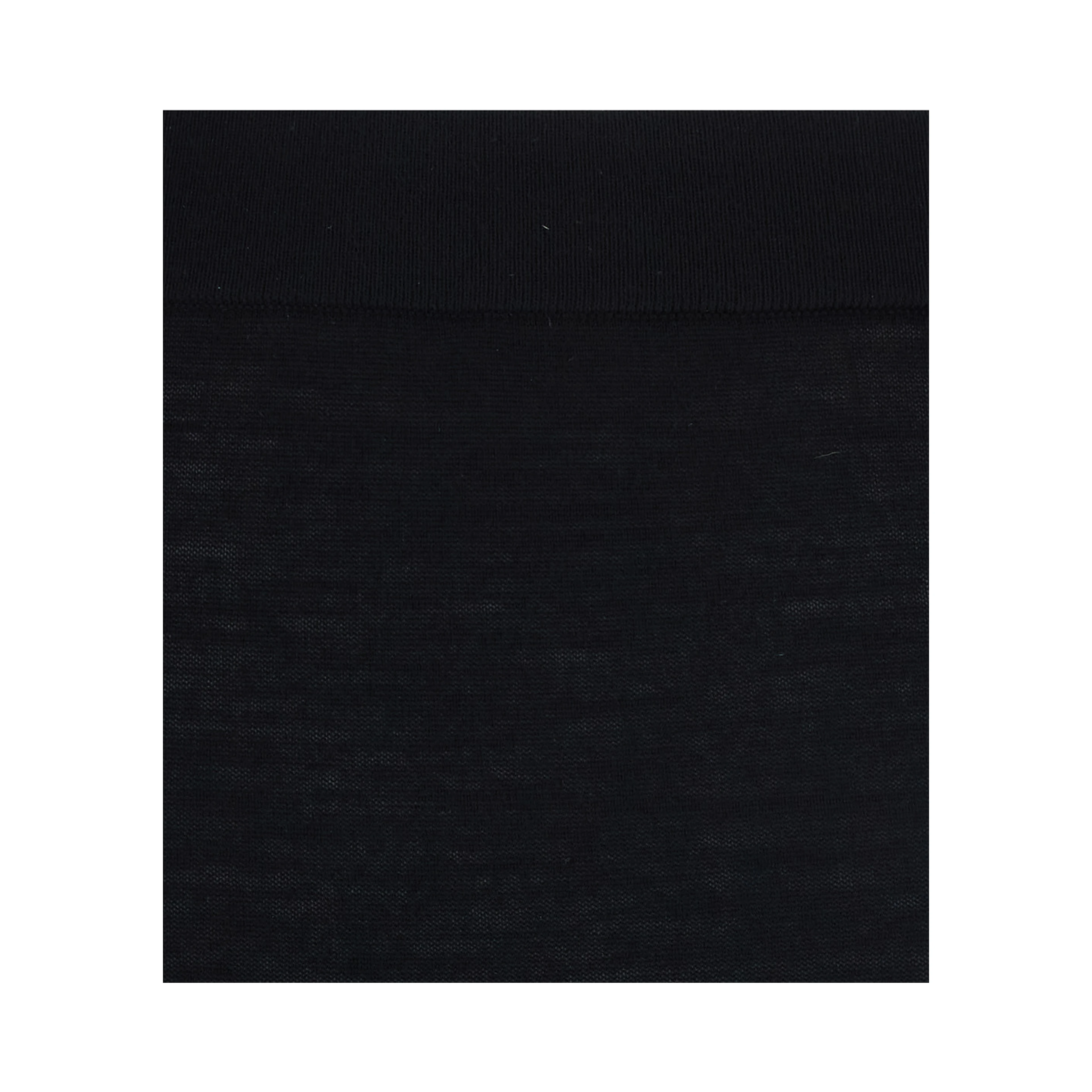 ANGIE black Skirt with elasticated waist in virgin wool for women