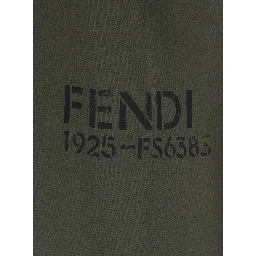 Green Crew neck T-shirt with logo lettering on the front in cotton for women
