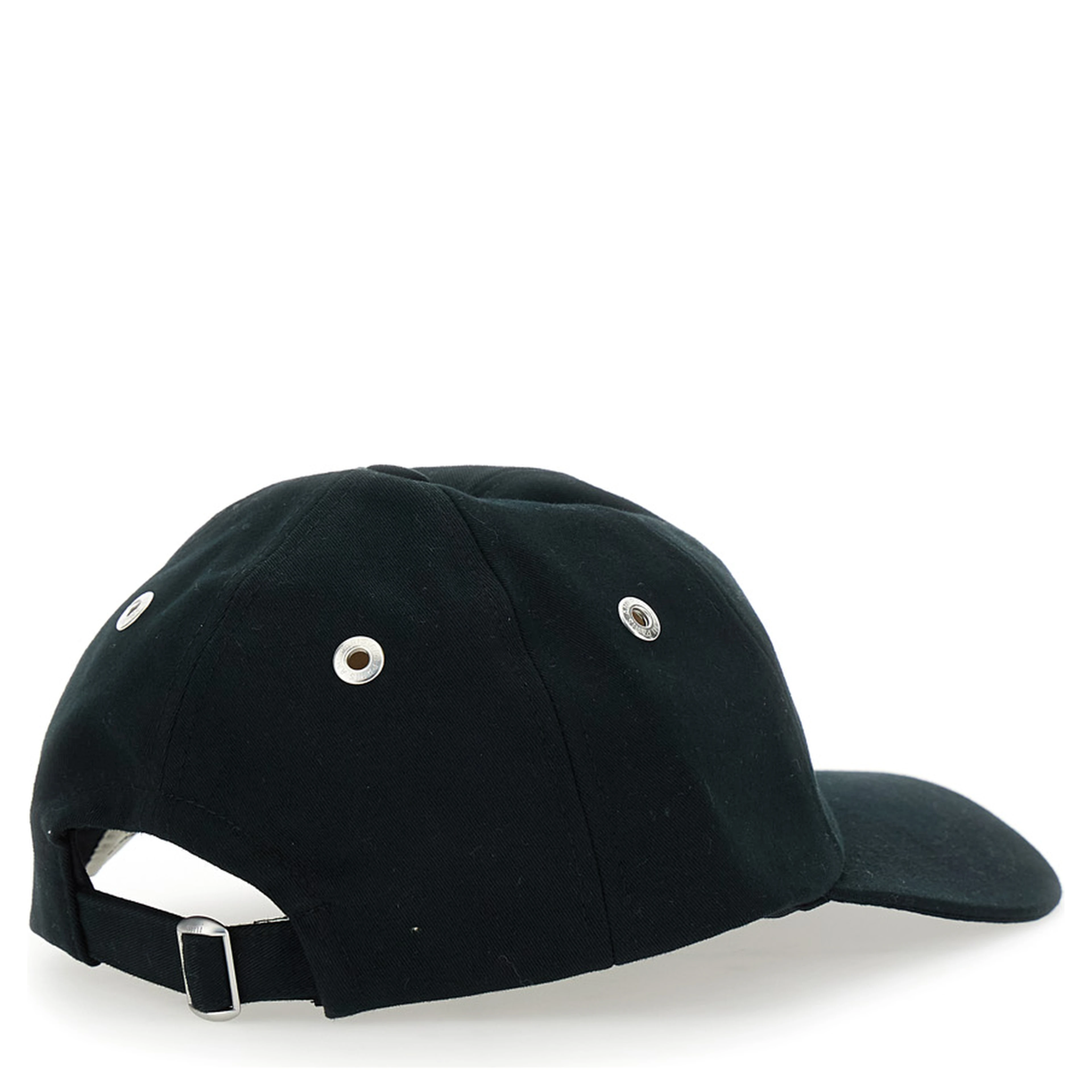Baseball Cap with ADC Logo Embroidery on the Front in Black Cotton for Men