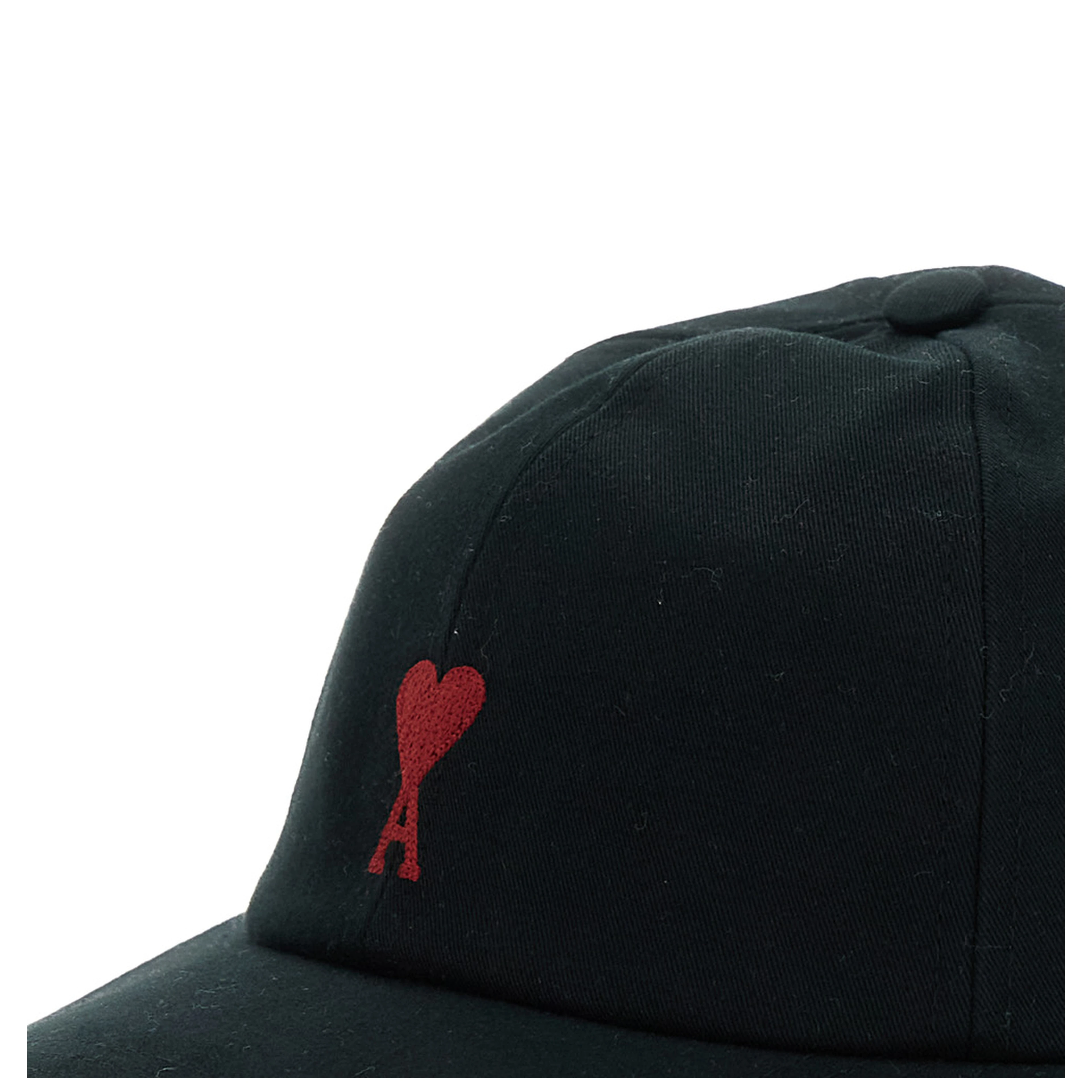 Baseball Cap with ADC Logo Embroidery on the Front in Black Cotton for Men