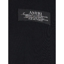 Black T-Shirt with Spirit Print on the Front in Cotton Men