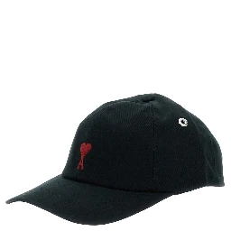 Baseball Cap with ADC Logo Embroidery on the Front in Black Cotton for Men