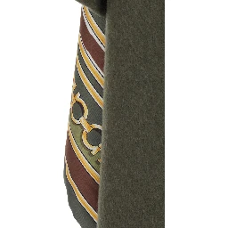 Green Cape with Elegant Leather Details for Women