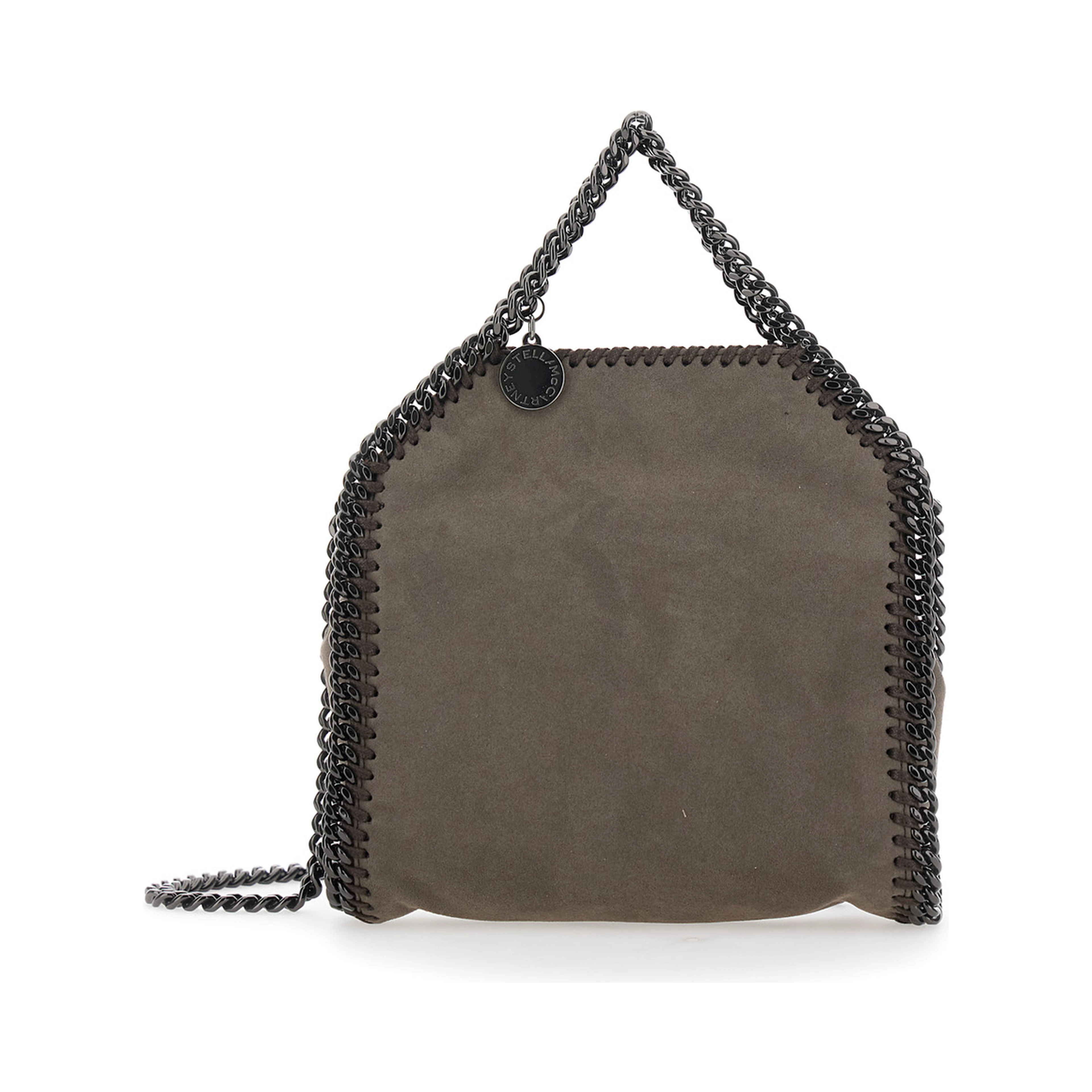 Falabella Tiny Tote with Tech Fabric in Brown and Unisex