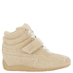 Speedcat Wedge Wns shoes with heel in Tech Fabric beige for women